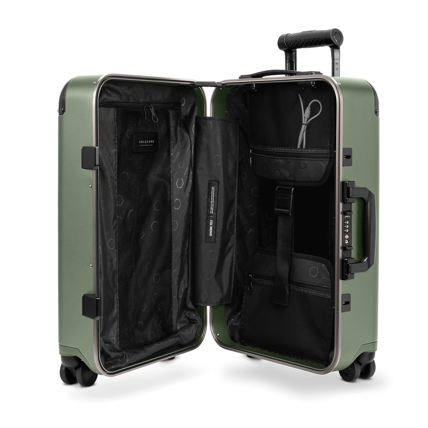 Granada Green/Smoked Platinum | Carry-On Closet Large