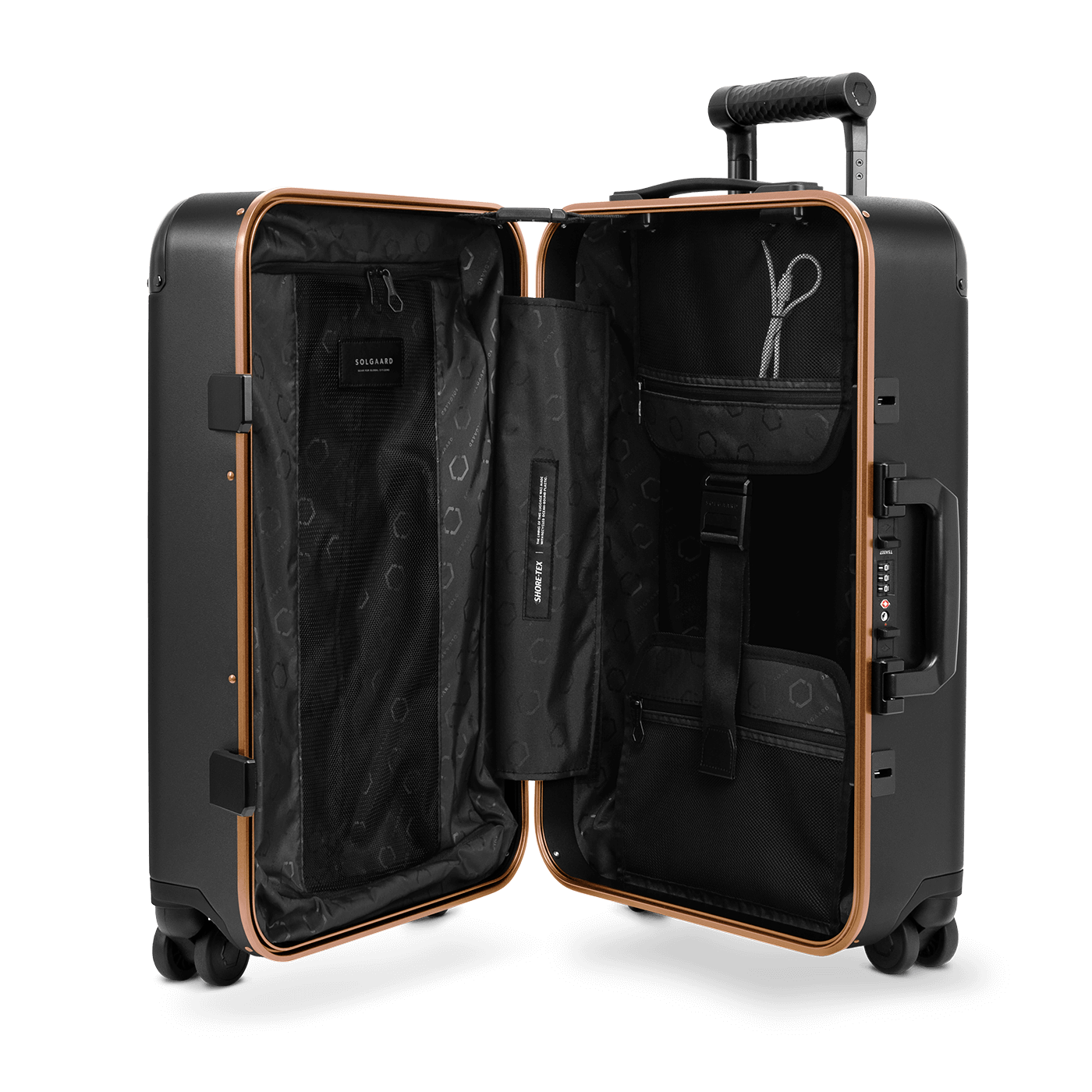 Baltic Black/Rose Gold | Carry-On Closet Large